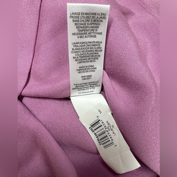 DRESS THE POPULATION Kai Bodycon Maxi Dress Lavender M - Picture 10 of 11